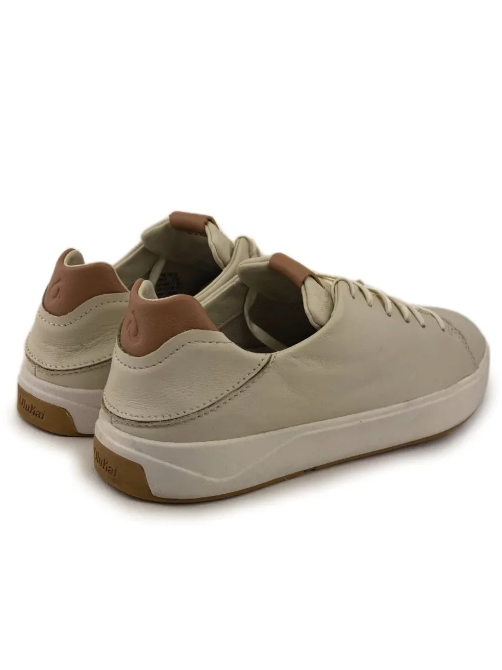 OluKai Lae‘ahi Li ‘Ili Drop-In Heel Leather Sneakers 9.5